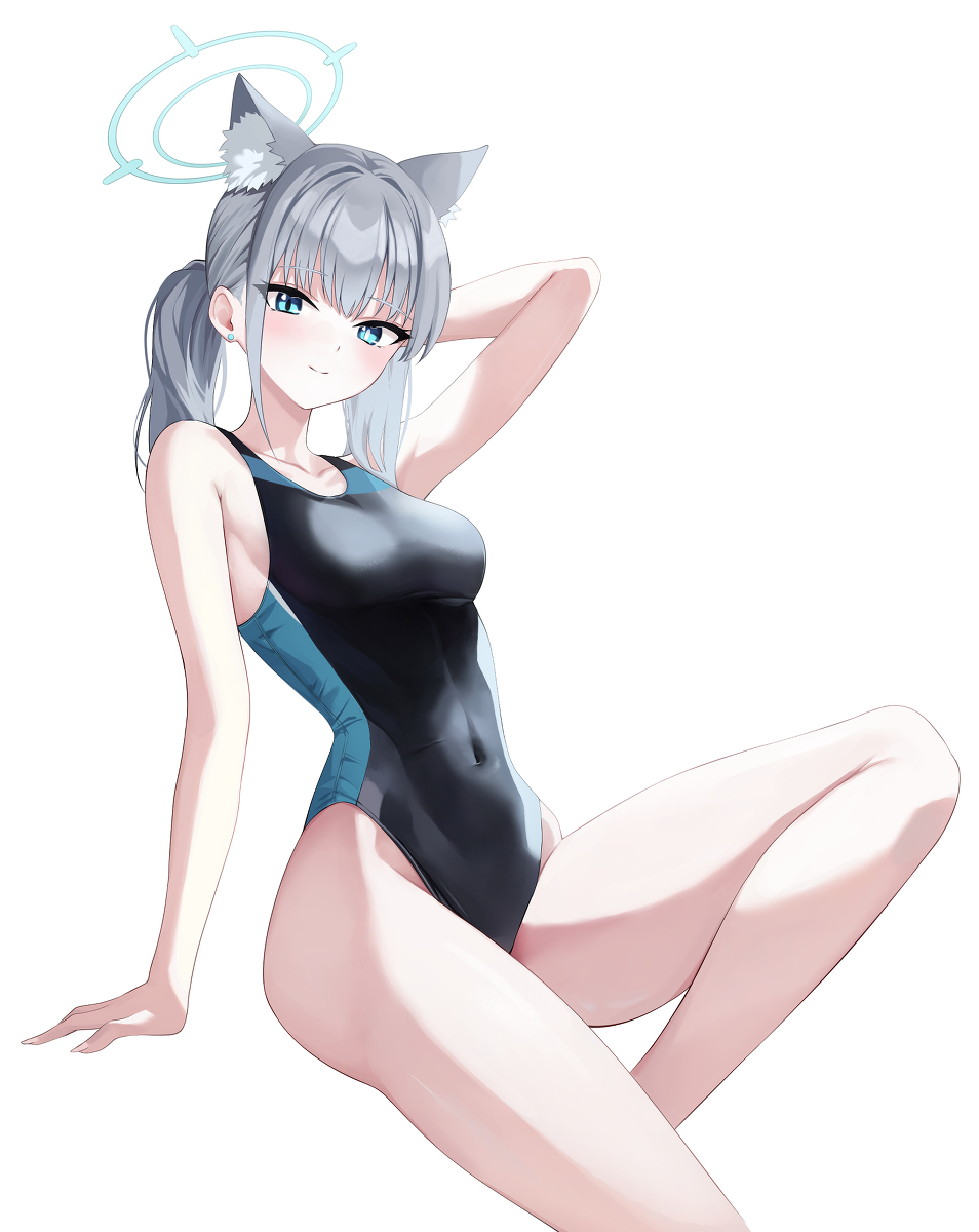 This is a pixiv picture whose title is 水着シロッコ.