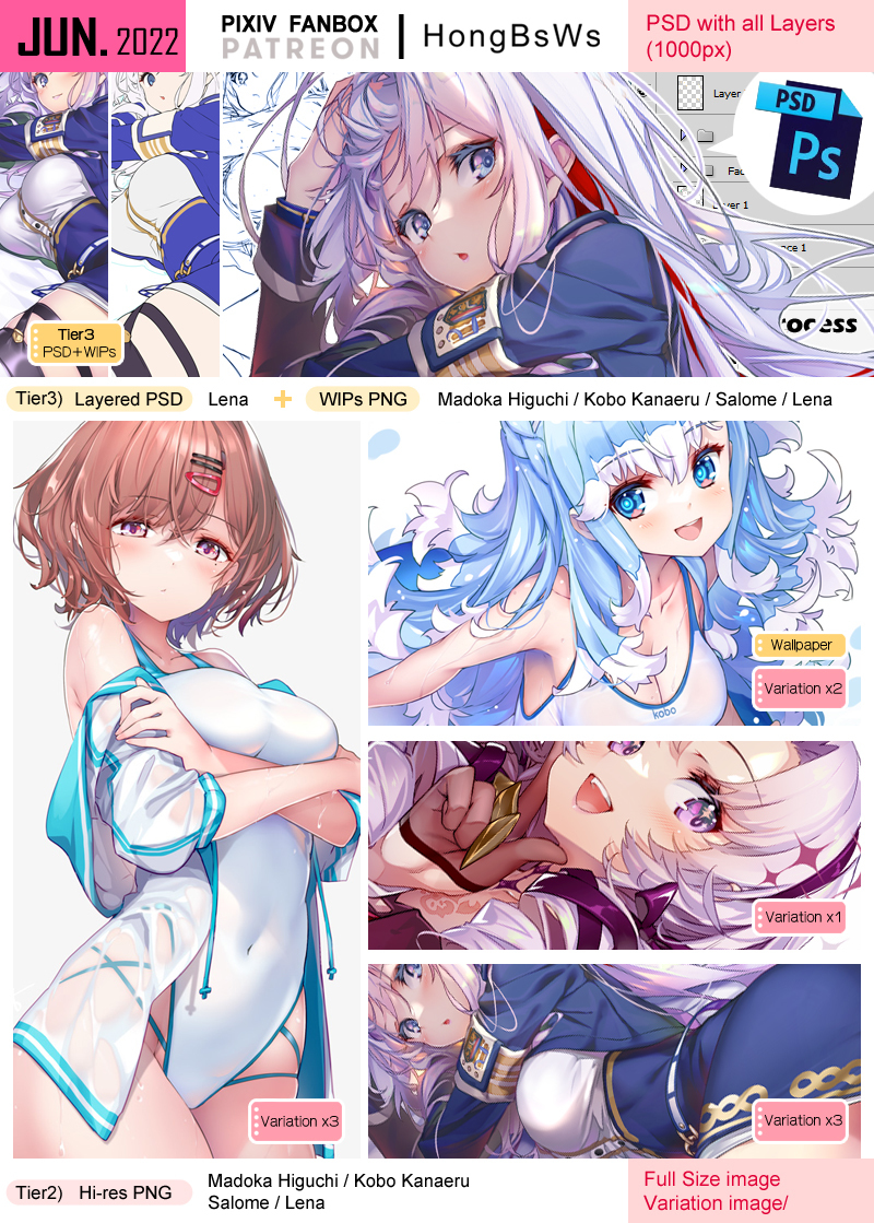 This is a pixiv picture whose title is Jun 2022.