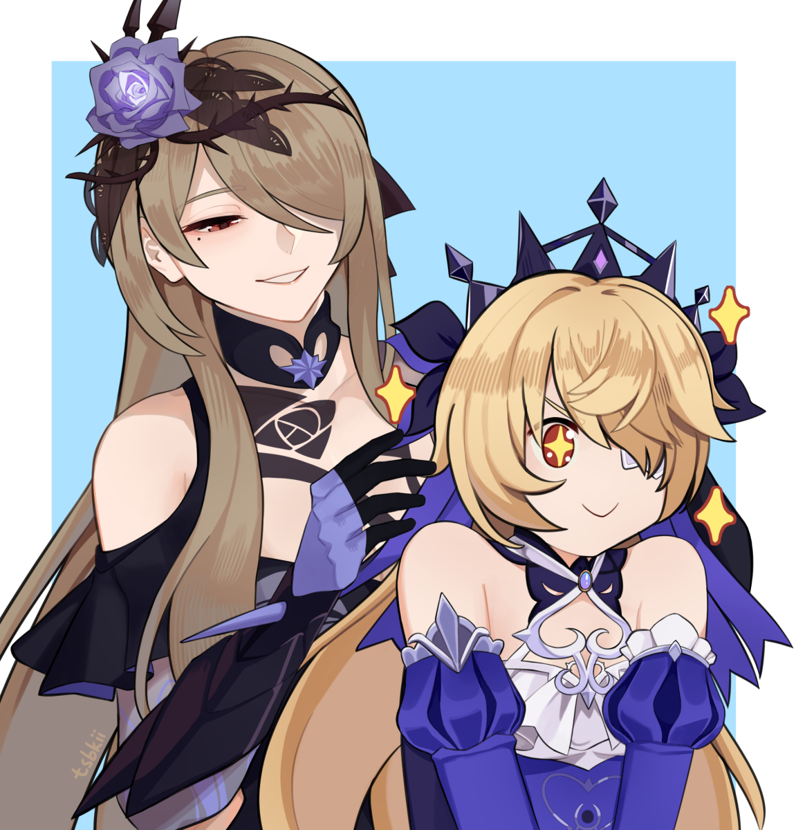 This is a pixiv picture whose title is Before Fischl returns to Teyvat.