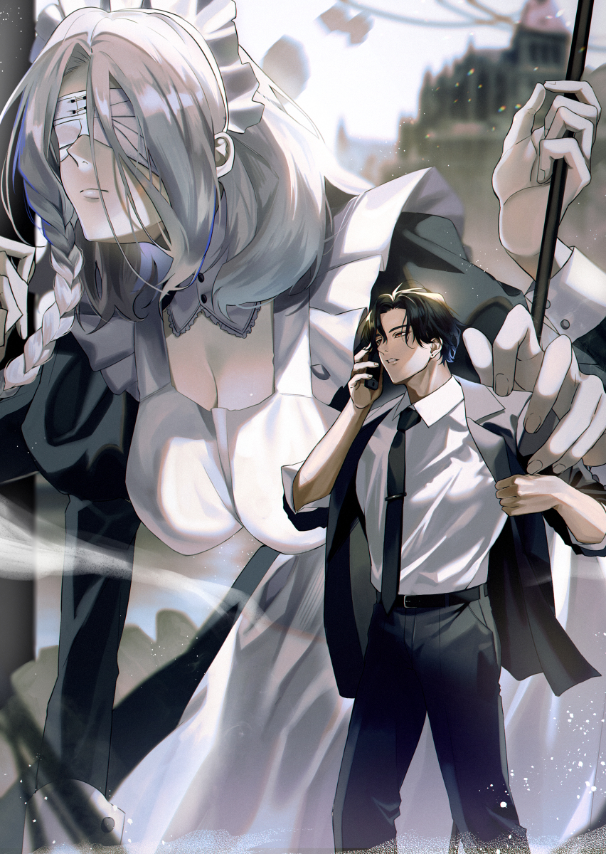 This is a pixiv picture whose title is 創作.