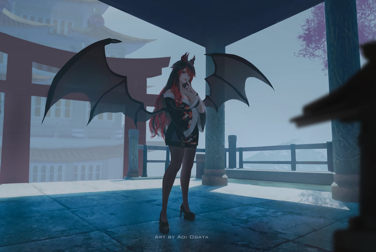 This is a pixiv picture whose title is Nightingale.