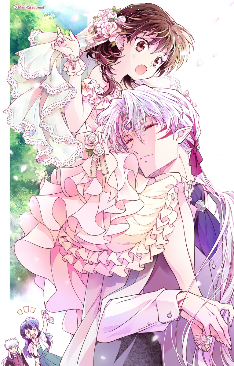 This is a pixiv picture whose title is 殺りんジューンブライド２（現パロ）.