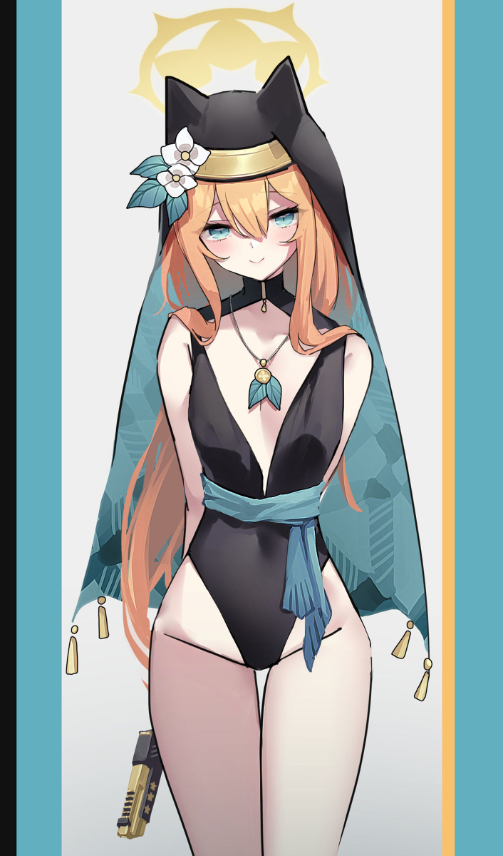 This is a pixiv picture whose title is 水着マリー.