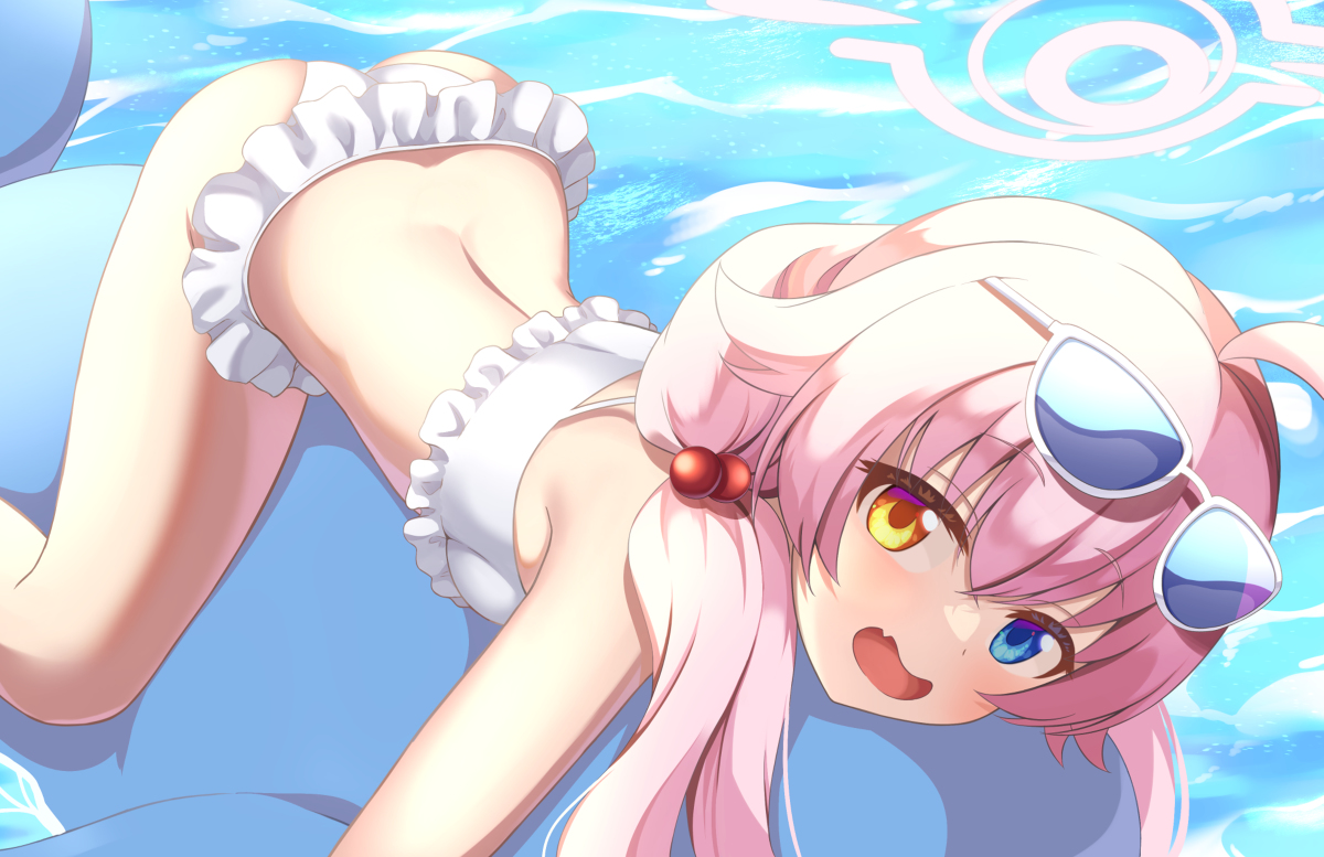 This is a pixiv picture whose title is 水着ホシノ.
