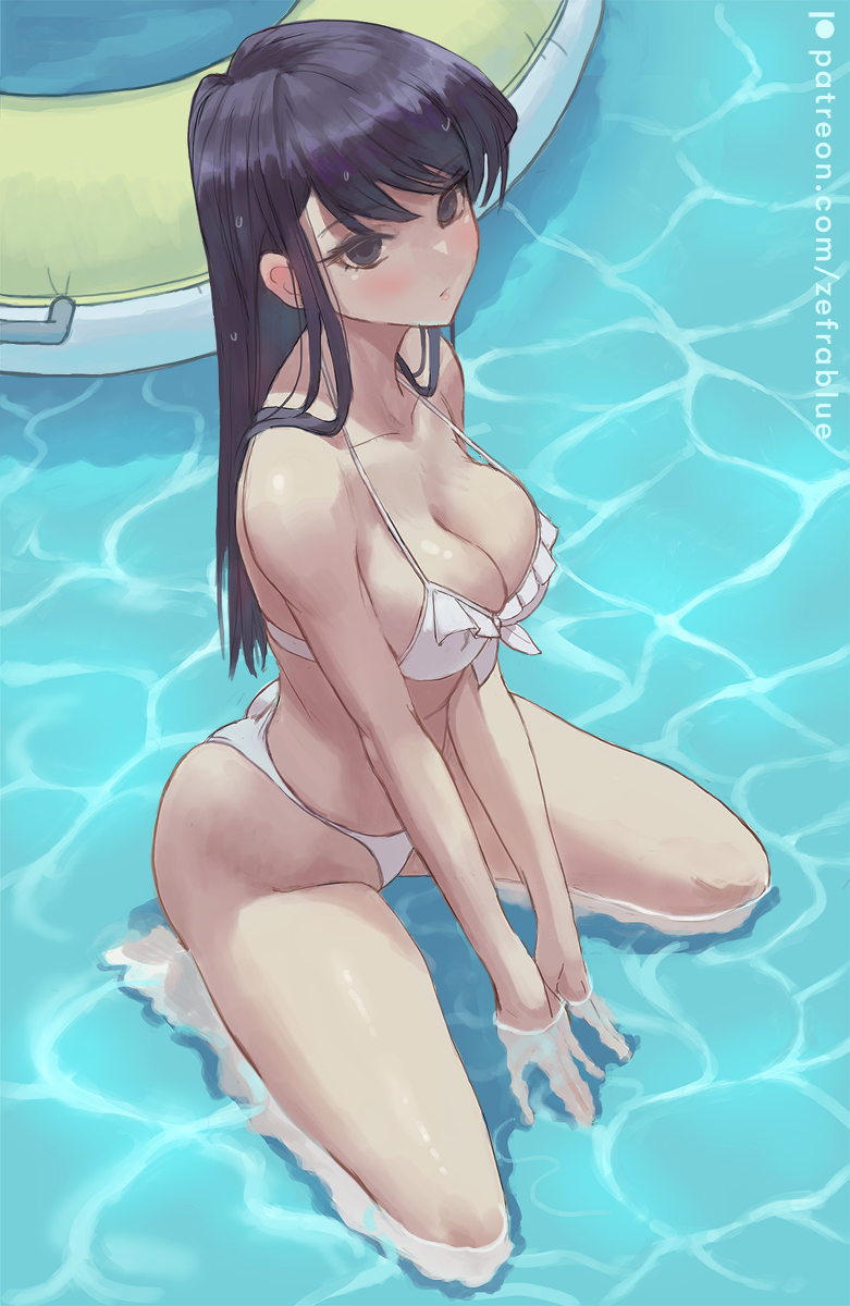 This is a pixiv picture whose title is 古見硝子/ Shouko Komi.