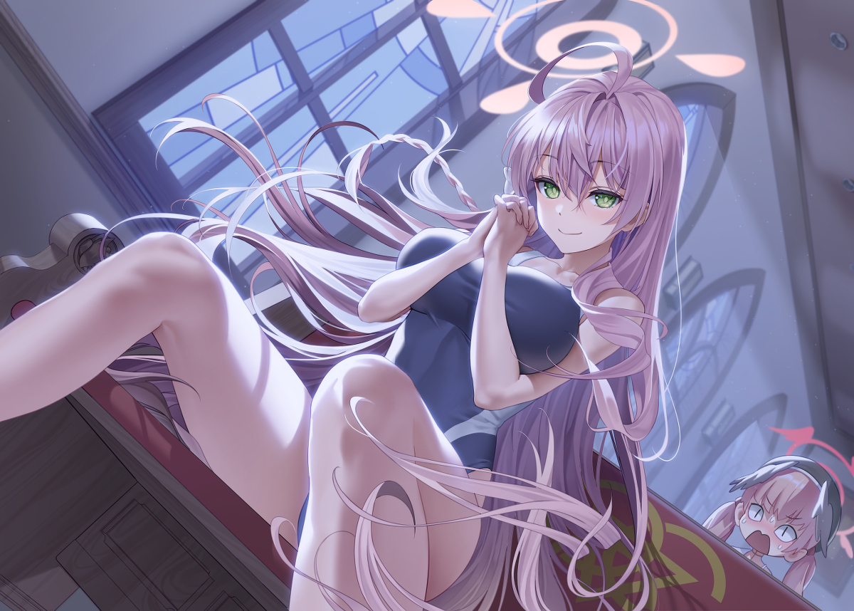 This is a pixiv picture whose title is ブルーアーカイブ ハナコ/Blue Archive Hanako.