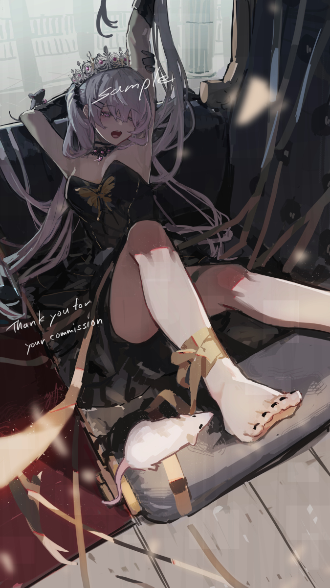 This is a pixiv picture whose title is Skeb依頼.