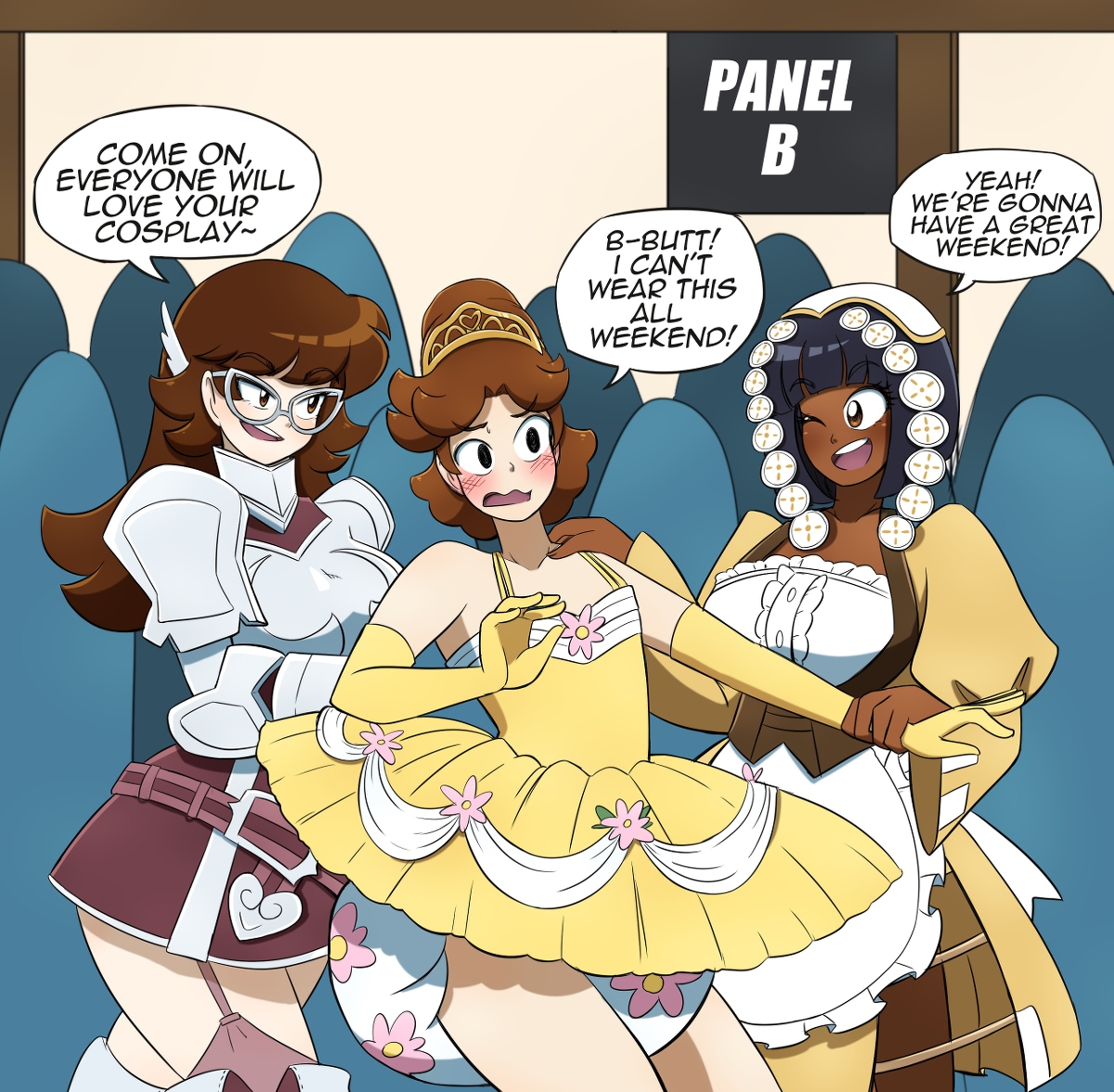 This is a pixiv picture whose title is A Convention you'll never forget.