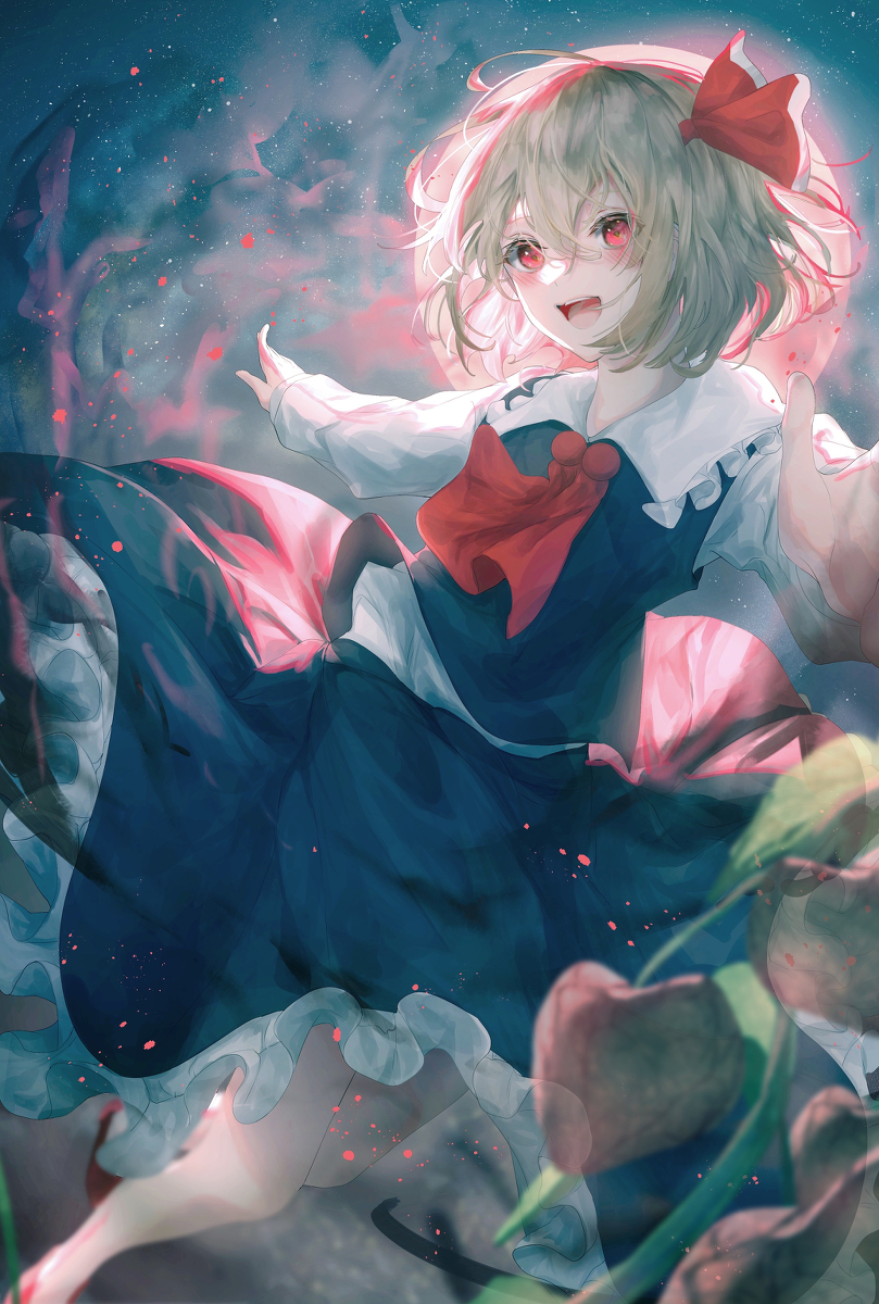 This is a pixiv picture whose title is ルーミア.