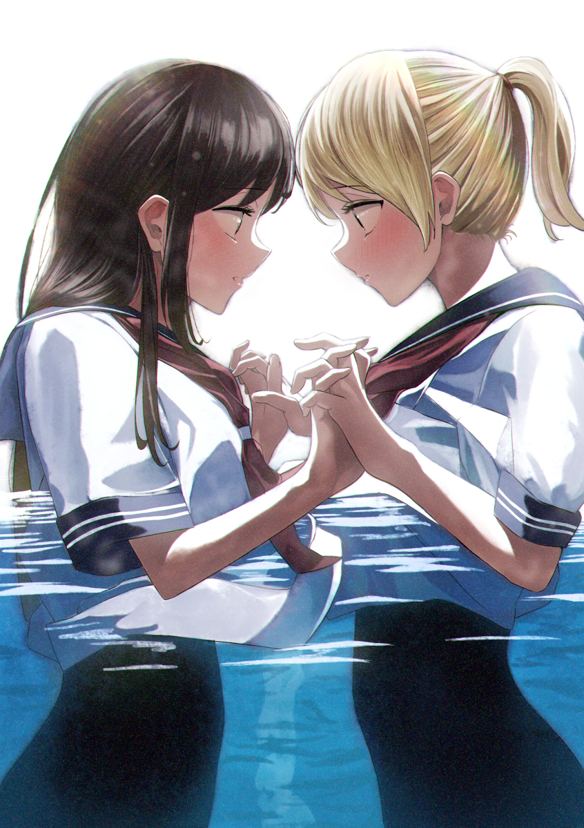 This is a pixiv picture whose title is プールにて.