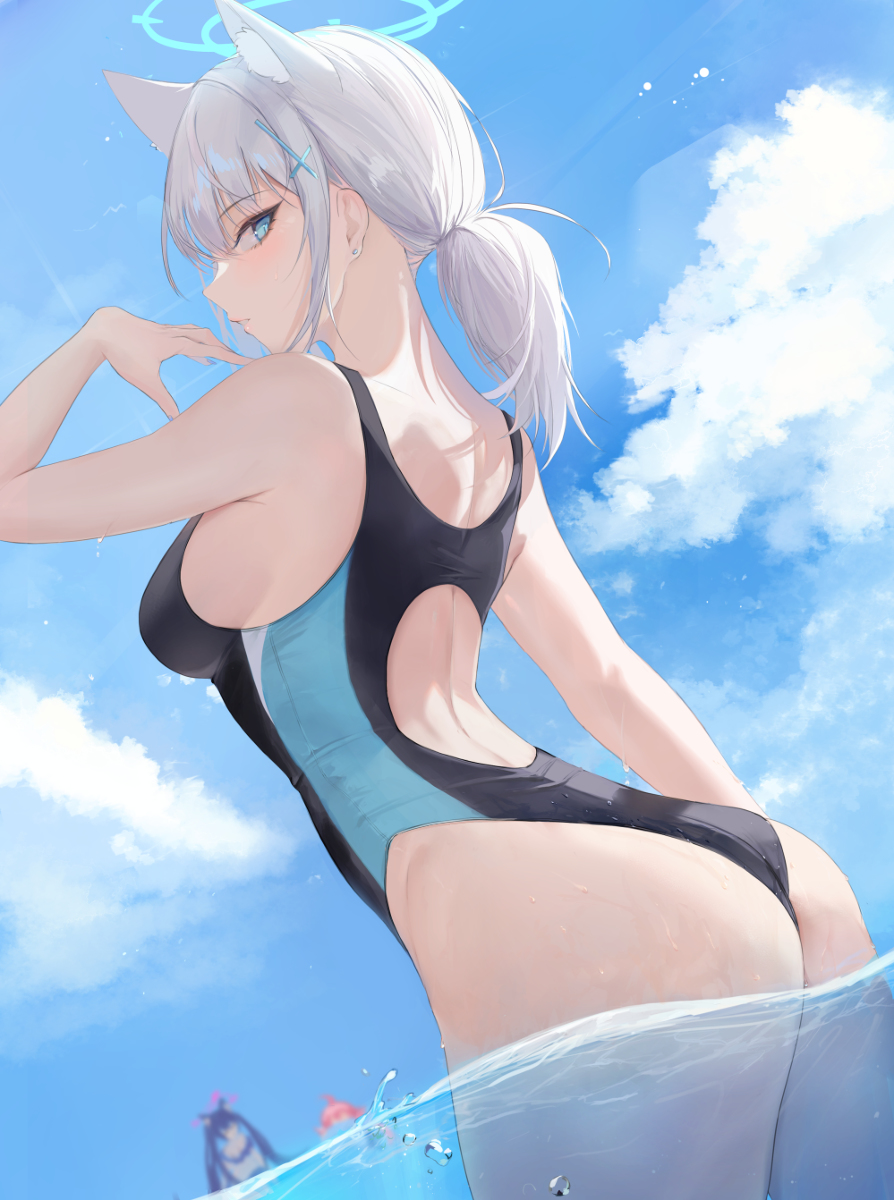 This is a pixiv picture whose title is シロコ.