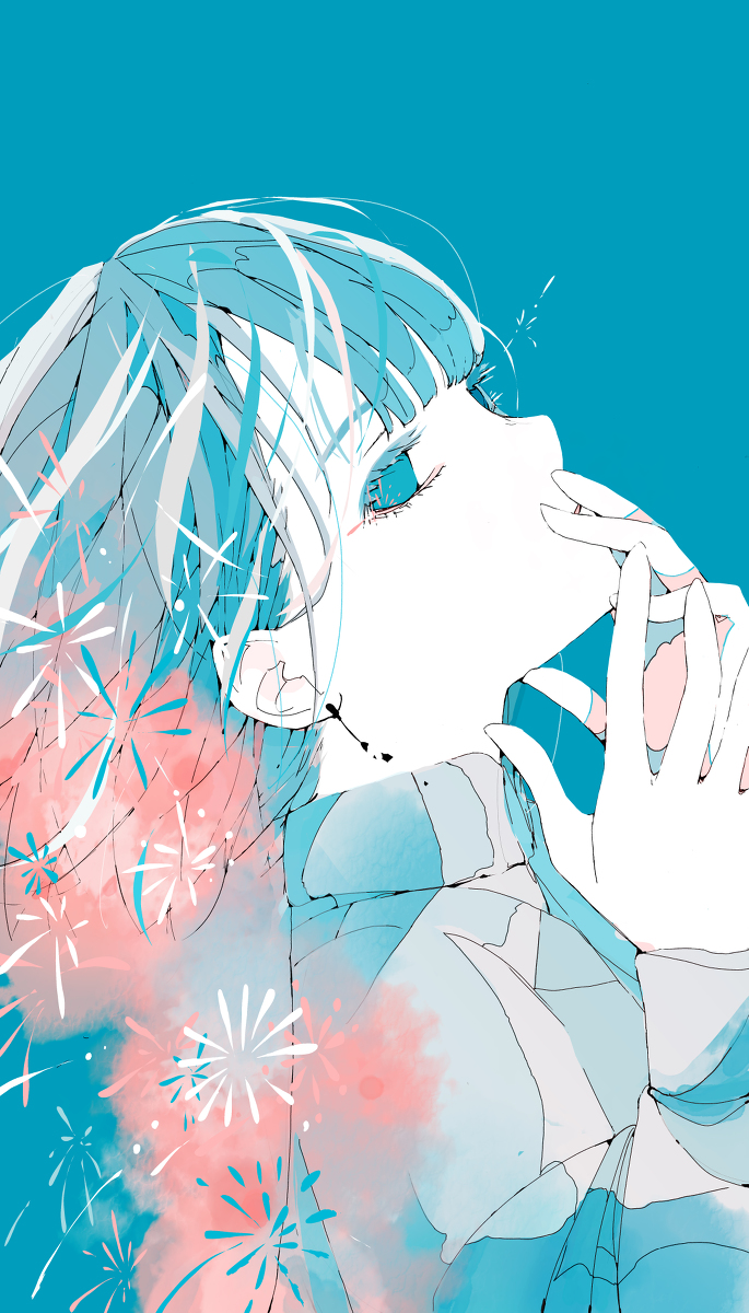 This is a pixiv picture whose title is 1/1440 Music / 鼓動.