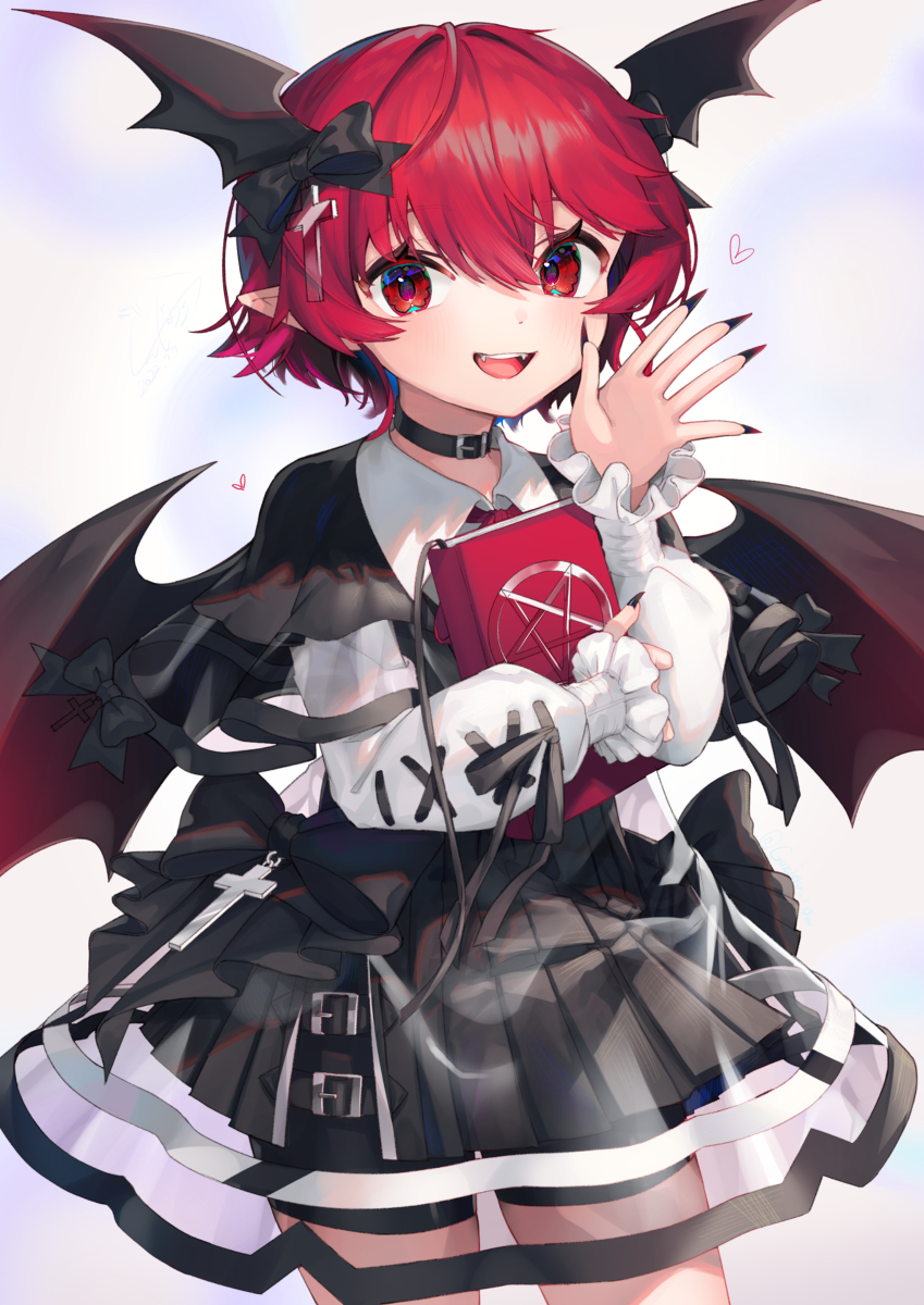 This is a pixiv picture whose title is 短髪×透明小悪魔.
