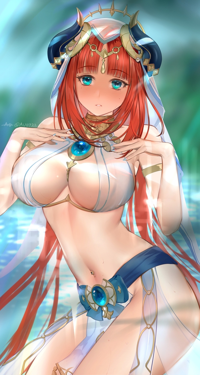 This is a pixiv picture whose title is 妮露.