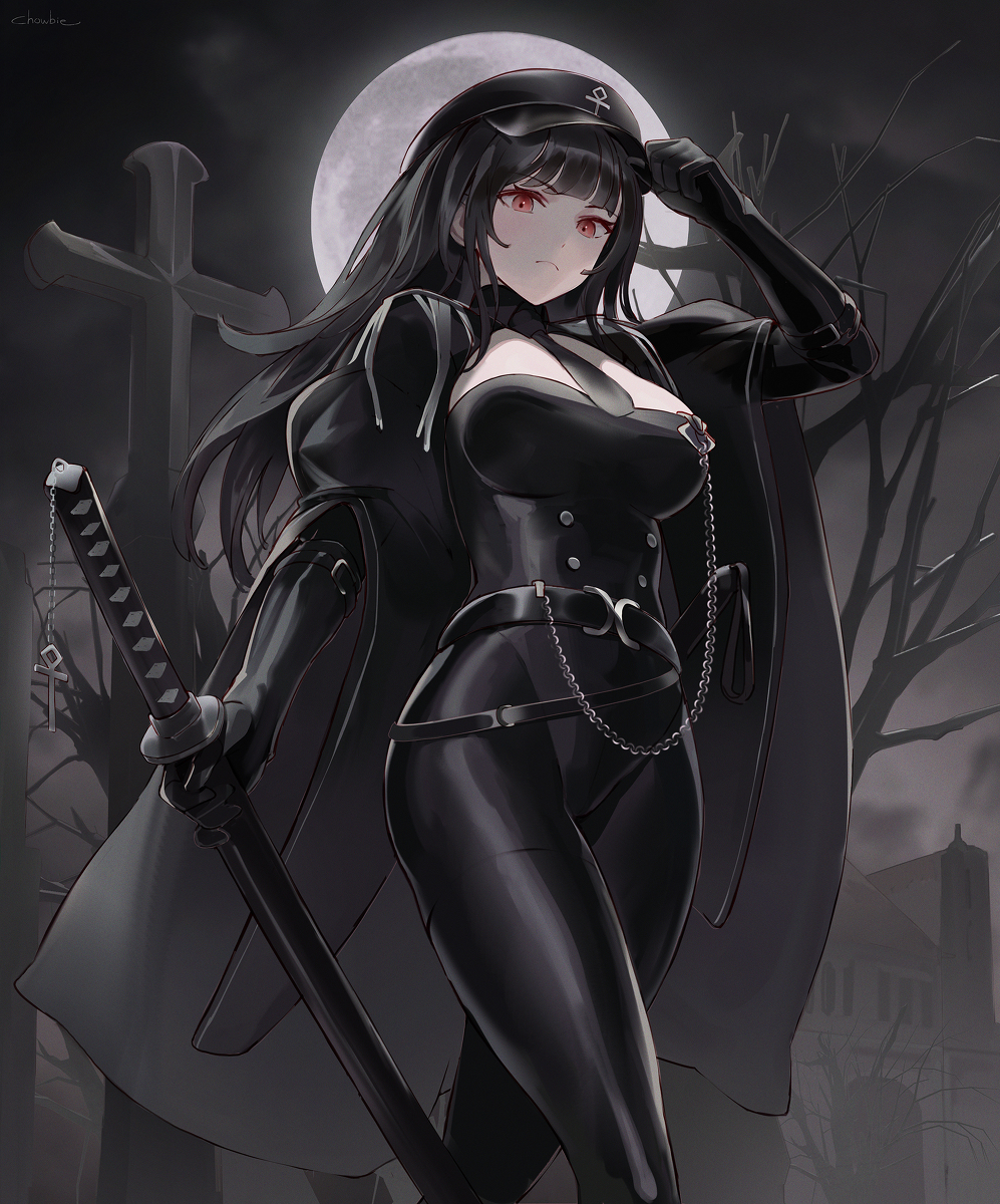 This is a pixiv picture whose title is OC.