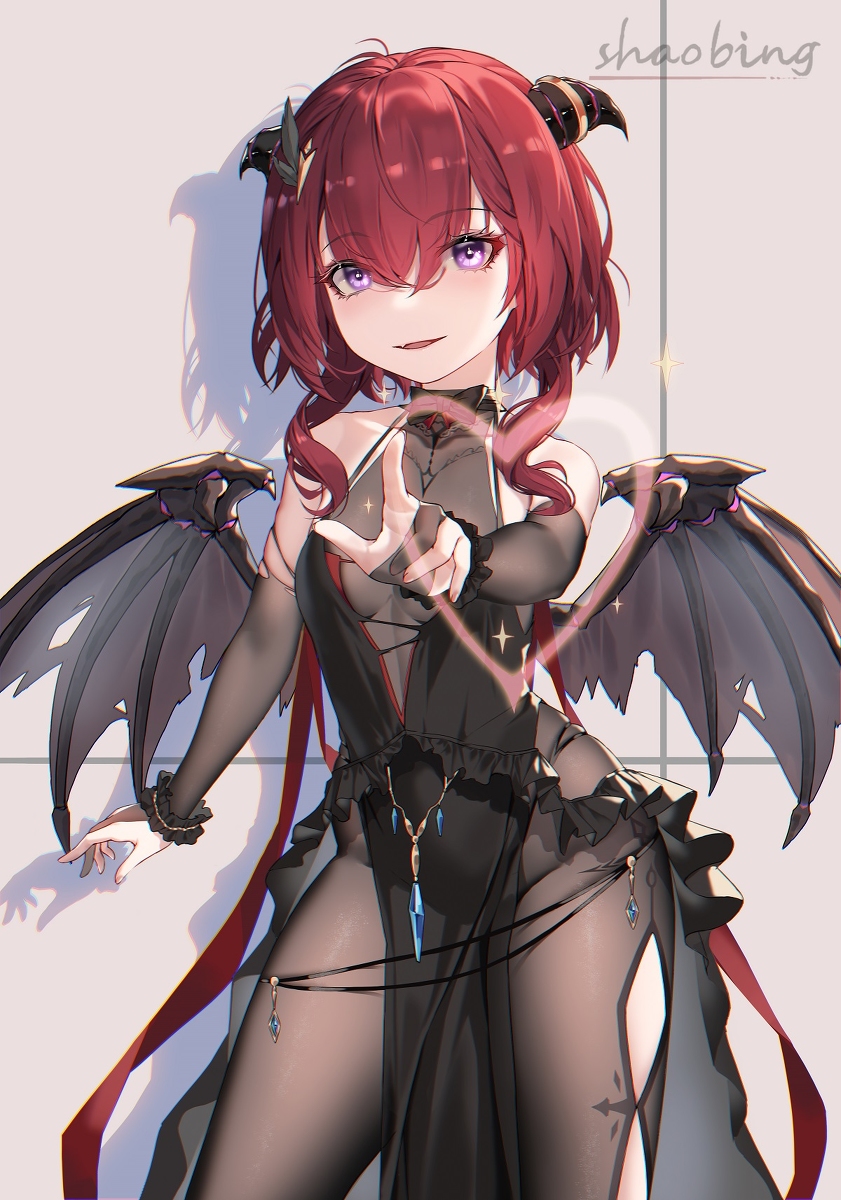 This is a pixiv picture whose title is 小恶魔.