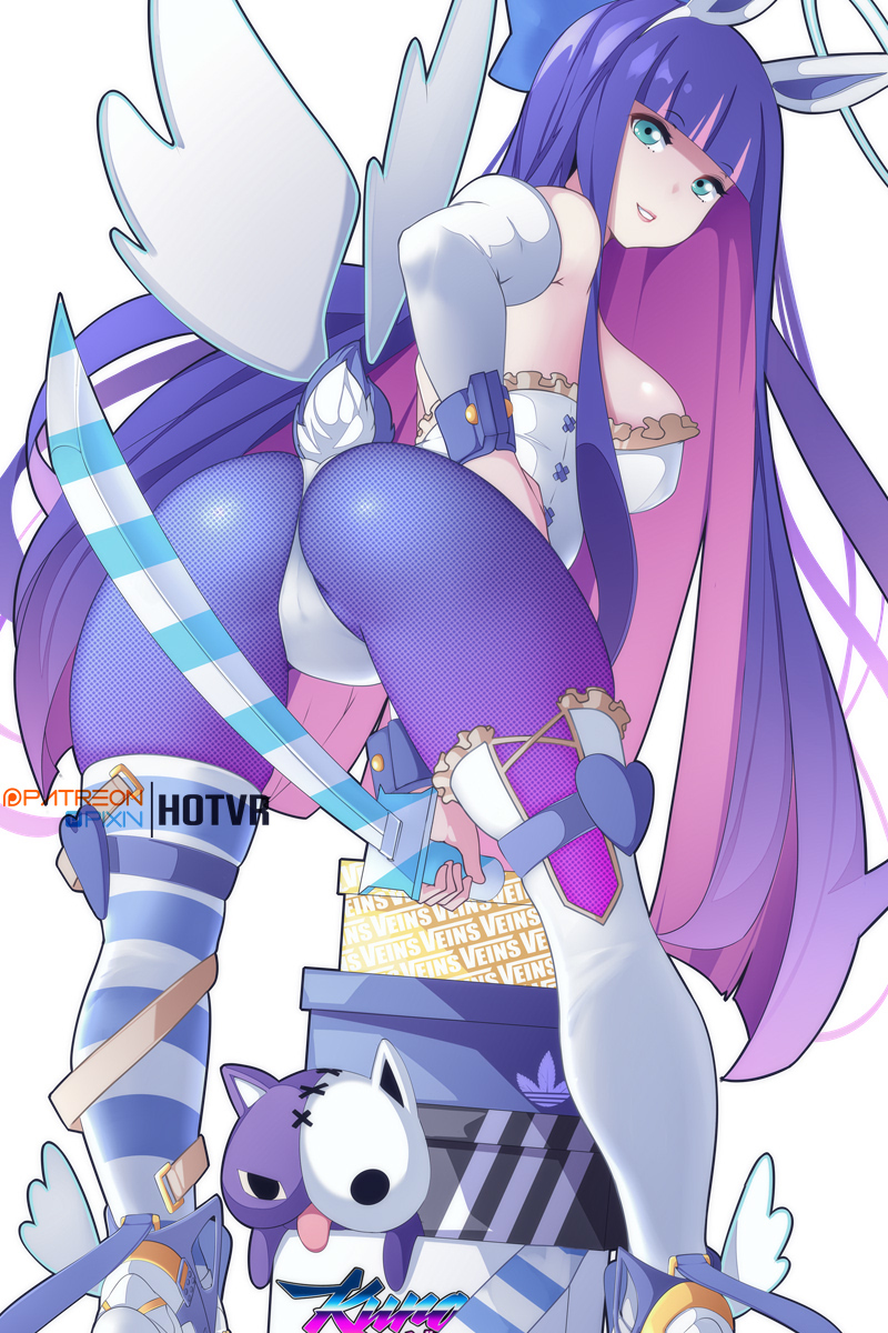 This is a pixiv picture whose title is Stocking bunny drip.