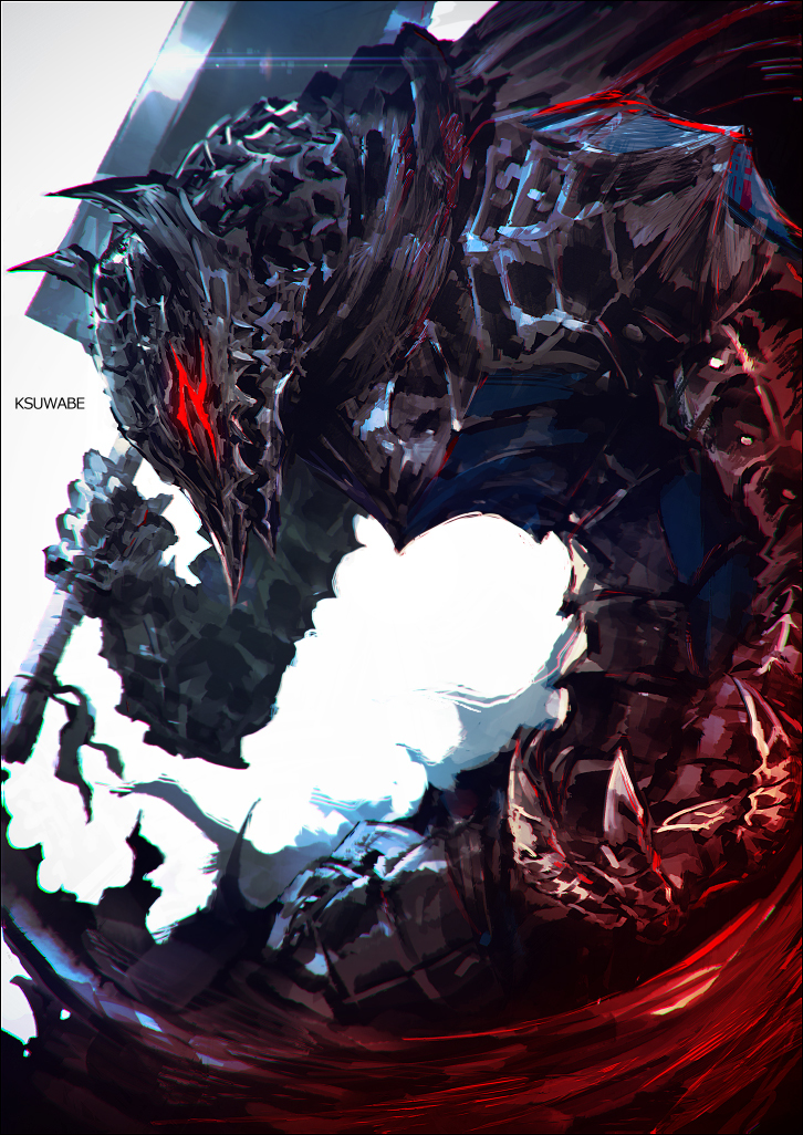 This is a pixiv picture whose title is ガッツ（狂戦士の甲冑）.