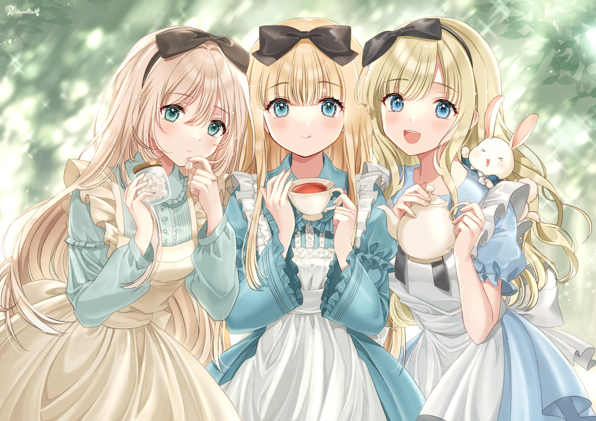 This is a pixiv picture whose title is Alice Alice Alice♡.