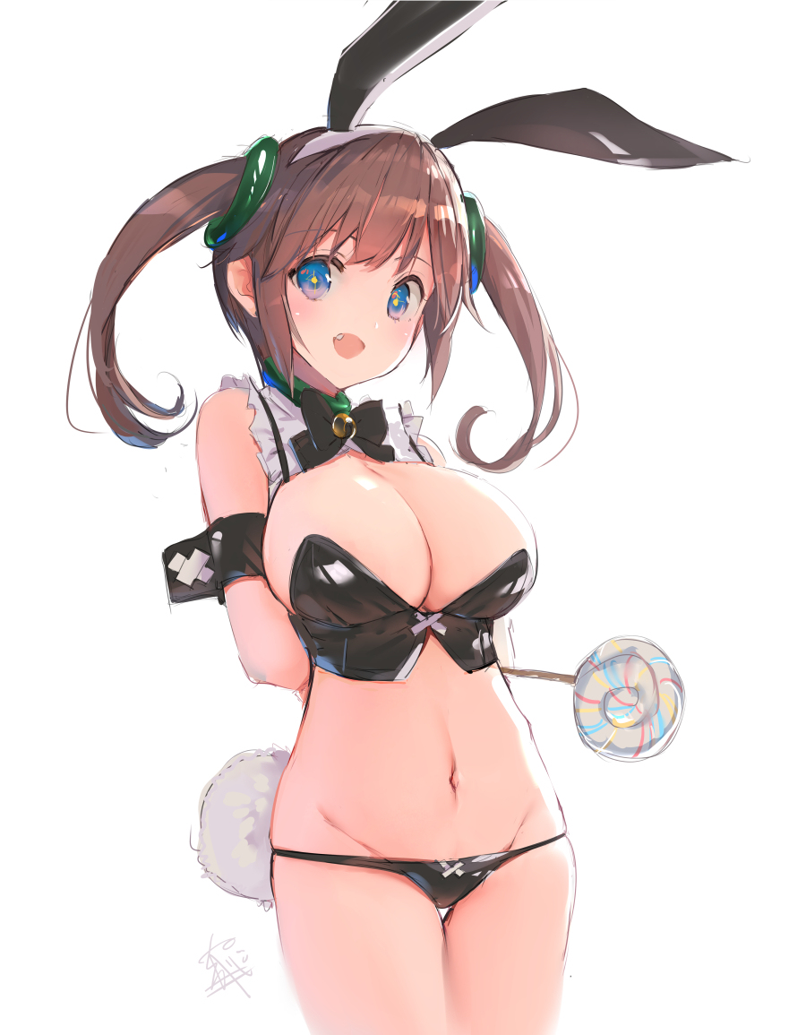 This is a pixiv picture whose title is こぼれそうなバニー.