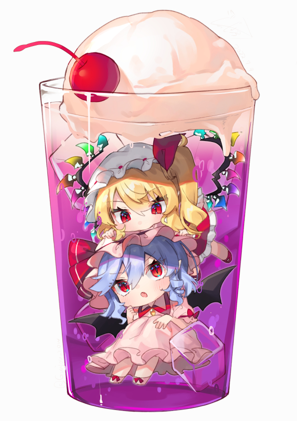 This is a pixiv picture whose title is レミフラクリームソーダ.