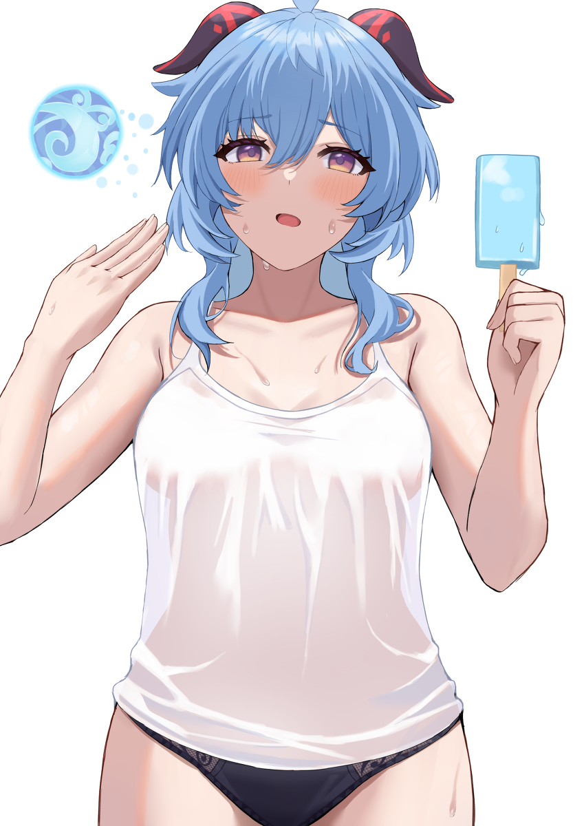 This is a pixiv picture whose title is あつい.