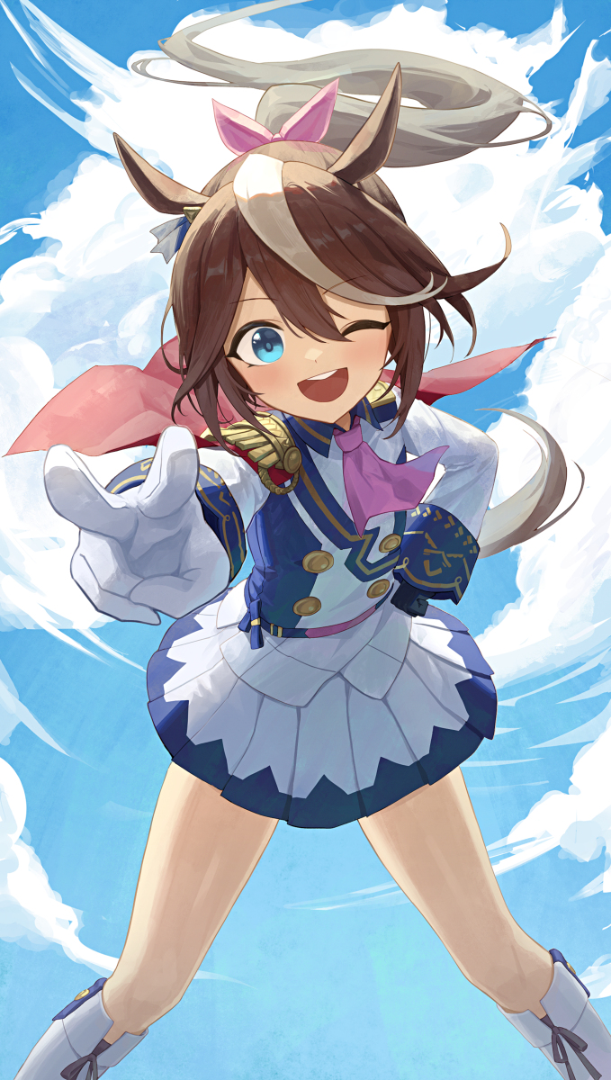 This is a pixiv picture whose title is トウカイテイオー.