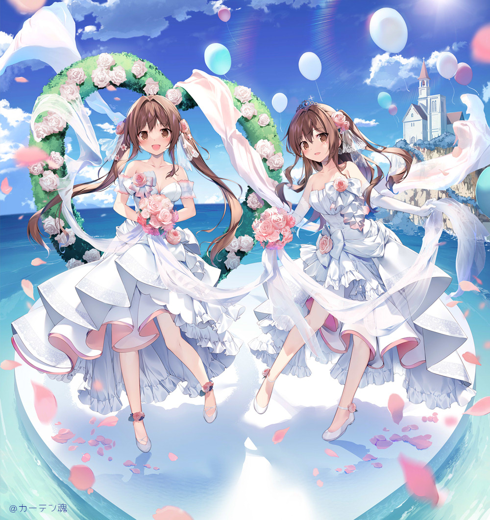 This is a pixiv picture whose title is Brides of the Cove.