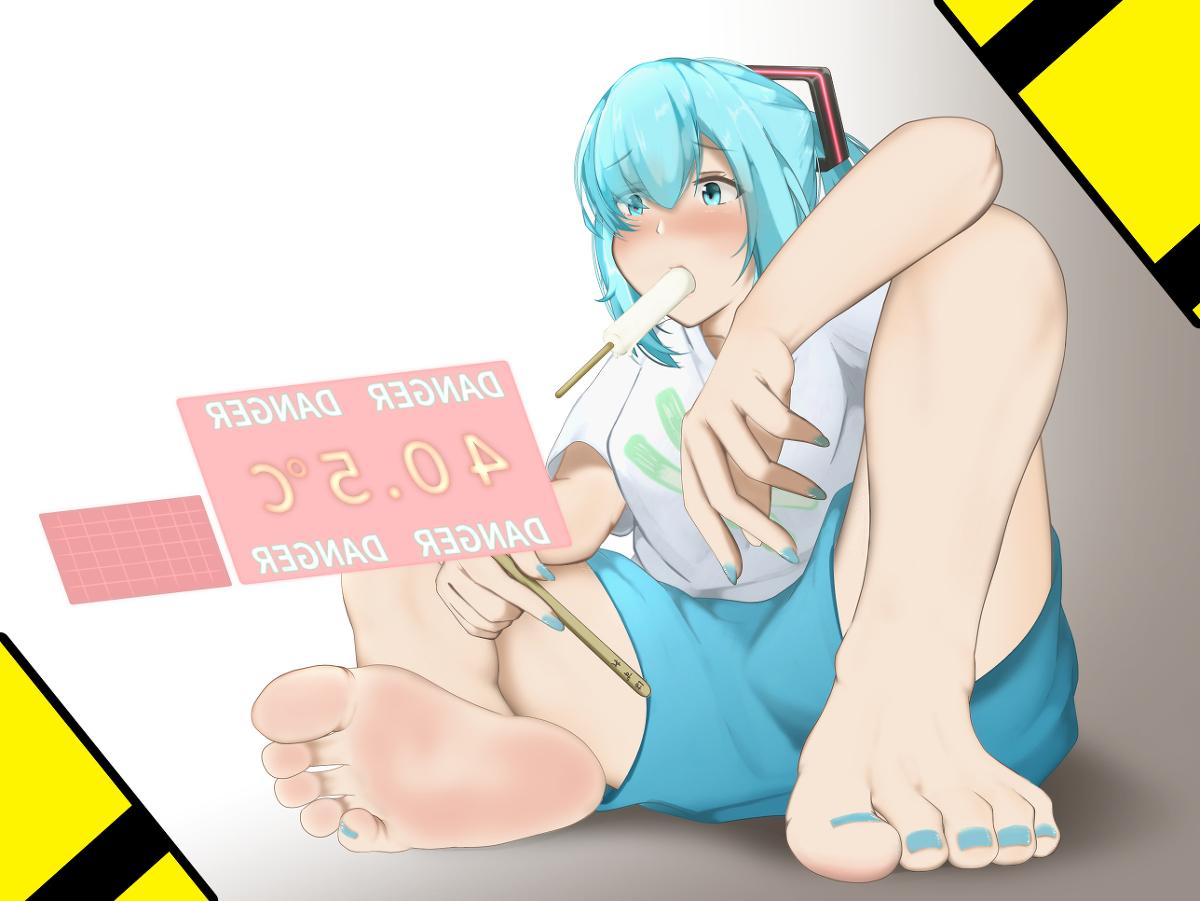 This is a pixiv picture whose title is ポニテミク.