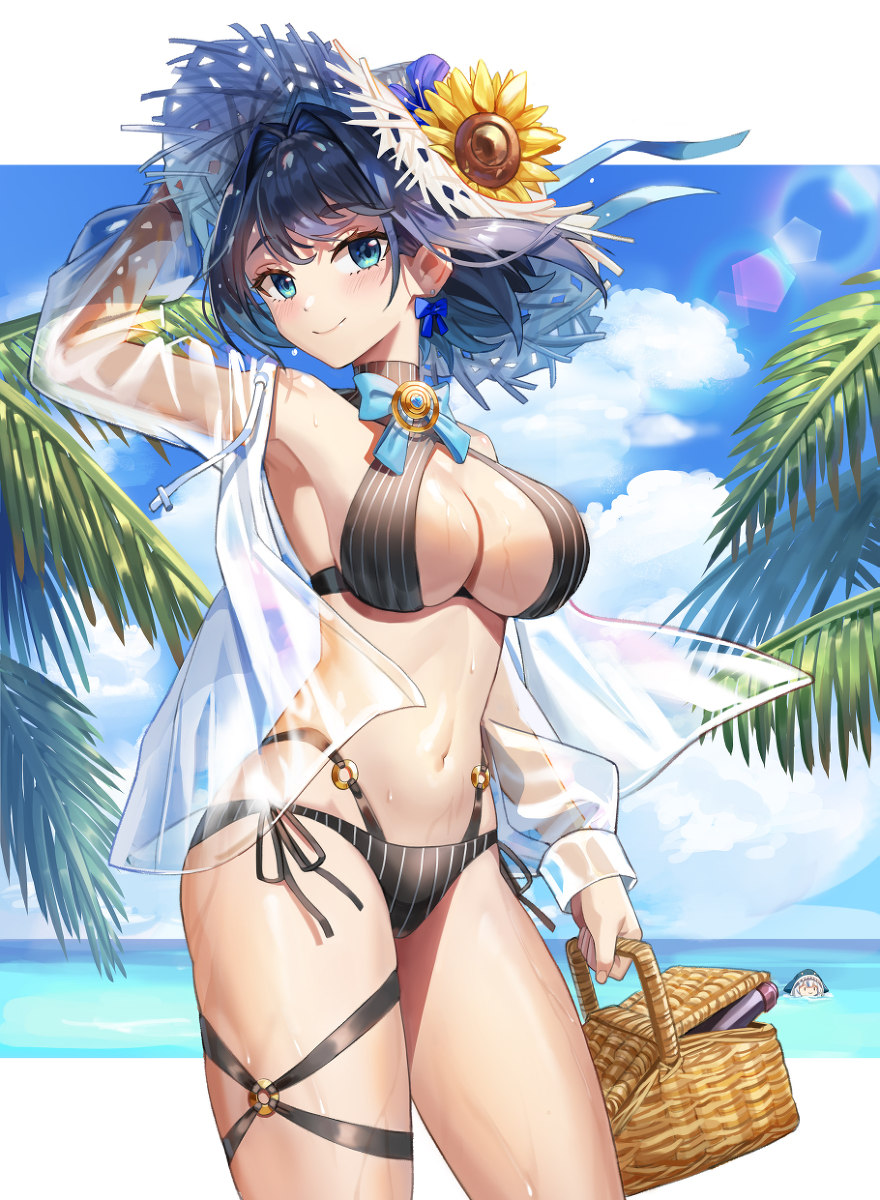 This is a pixiv picture whose title is 夏のクロニー.