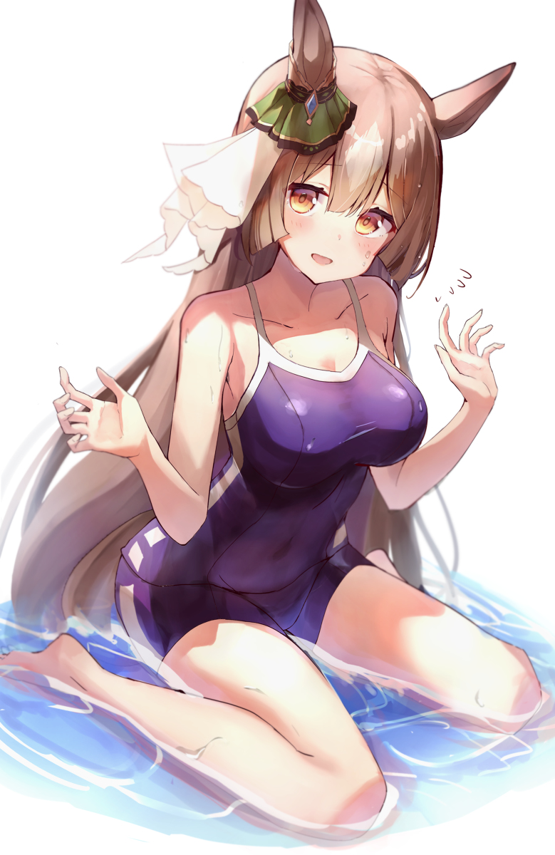 This is a pixiv picture whose title is 水着サトノダイヤモンド.