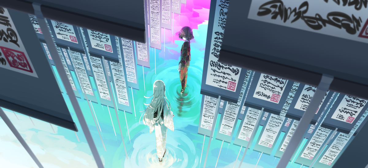 This is a pixiv picture whose title is 霊安室.