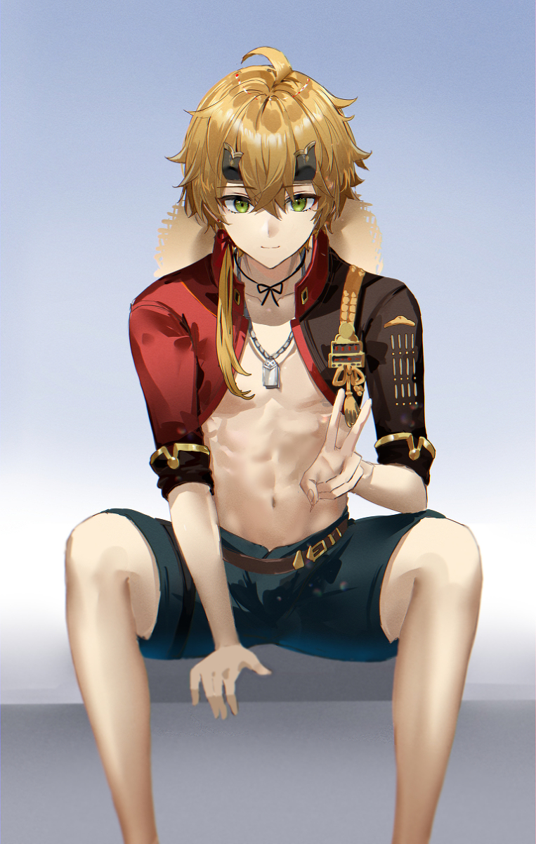 This is a pixiv picture whose title is 81日目、トーマ.