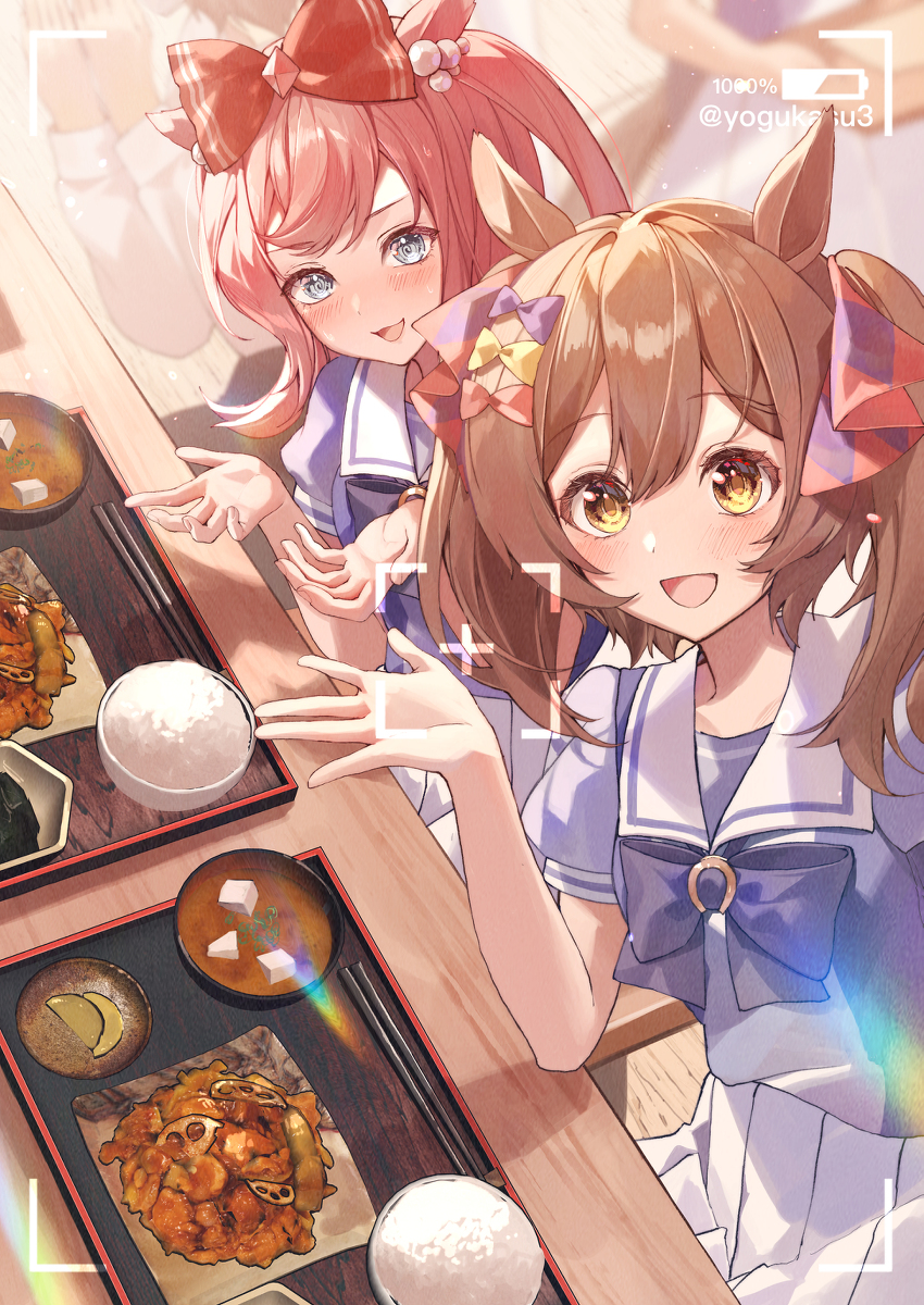 This is a pixiv picture whose title is 毎日がコラボカフェ.