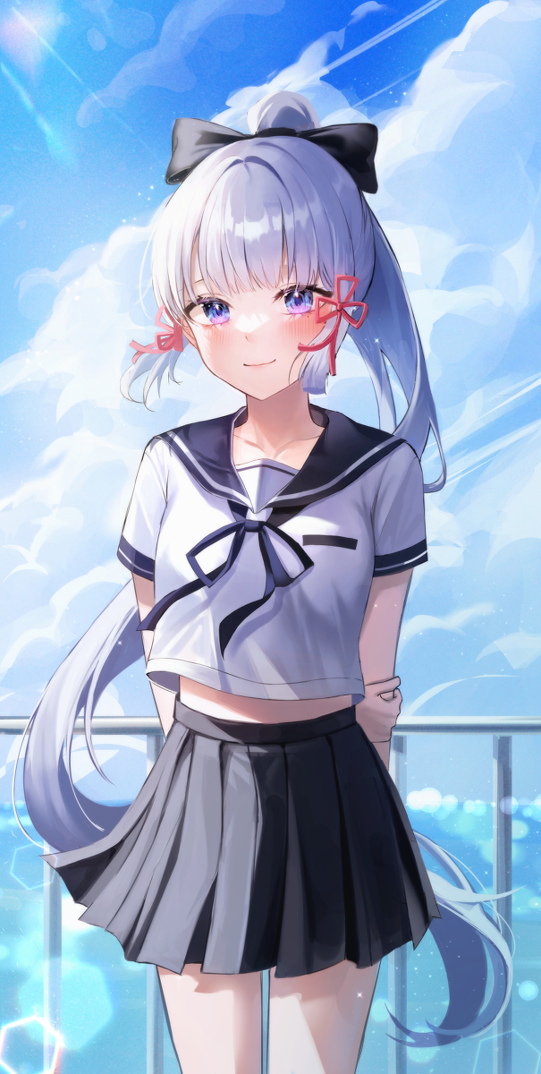 This is a pixiv picture whose title is Ayaka.