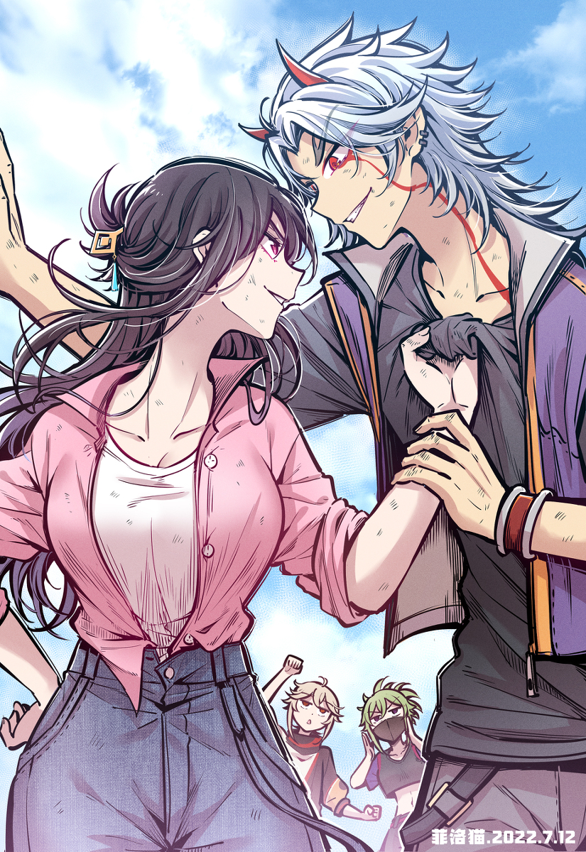 This is a pixiv picture whose title is 斗里斗气~.