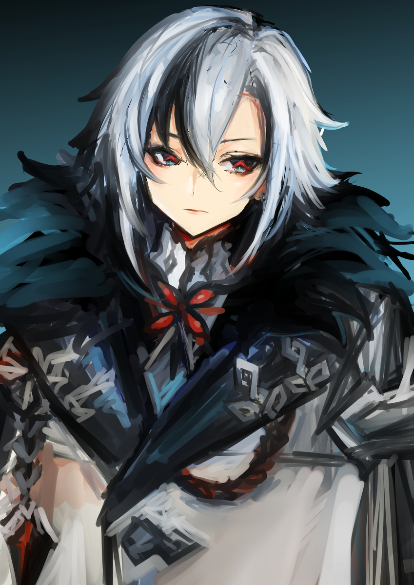 This is a pixiv picture whose title is 召使.