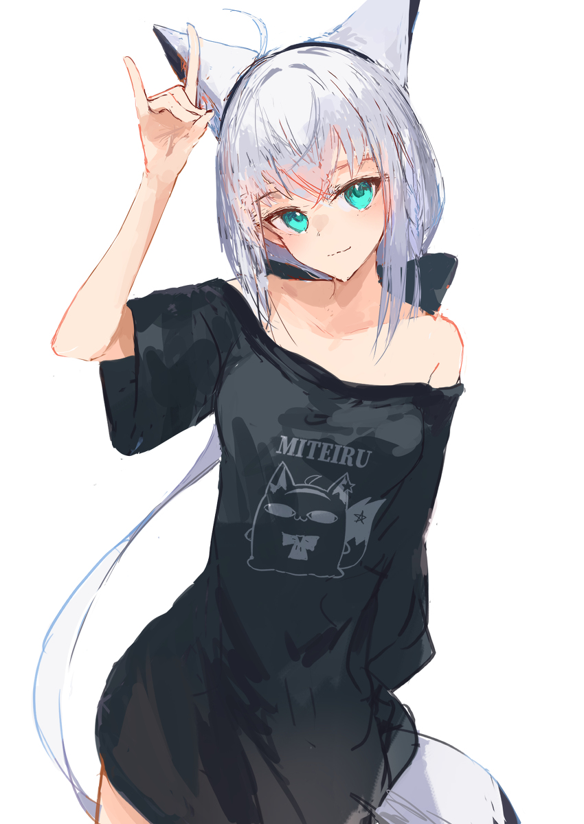 This is a pixiv picture whose title is 白上フブキ.