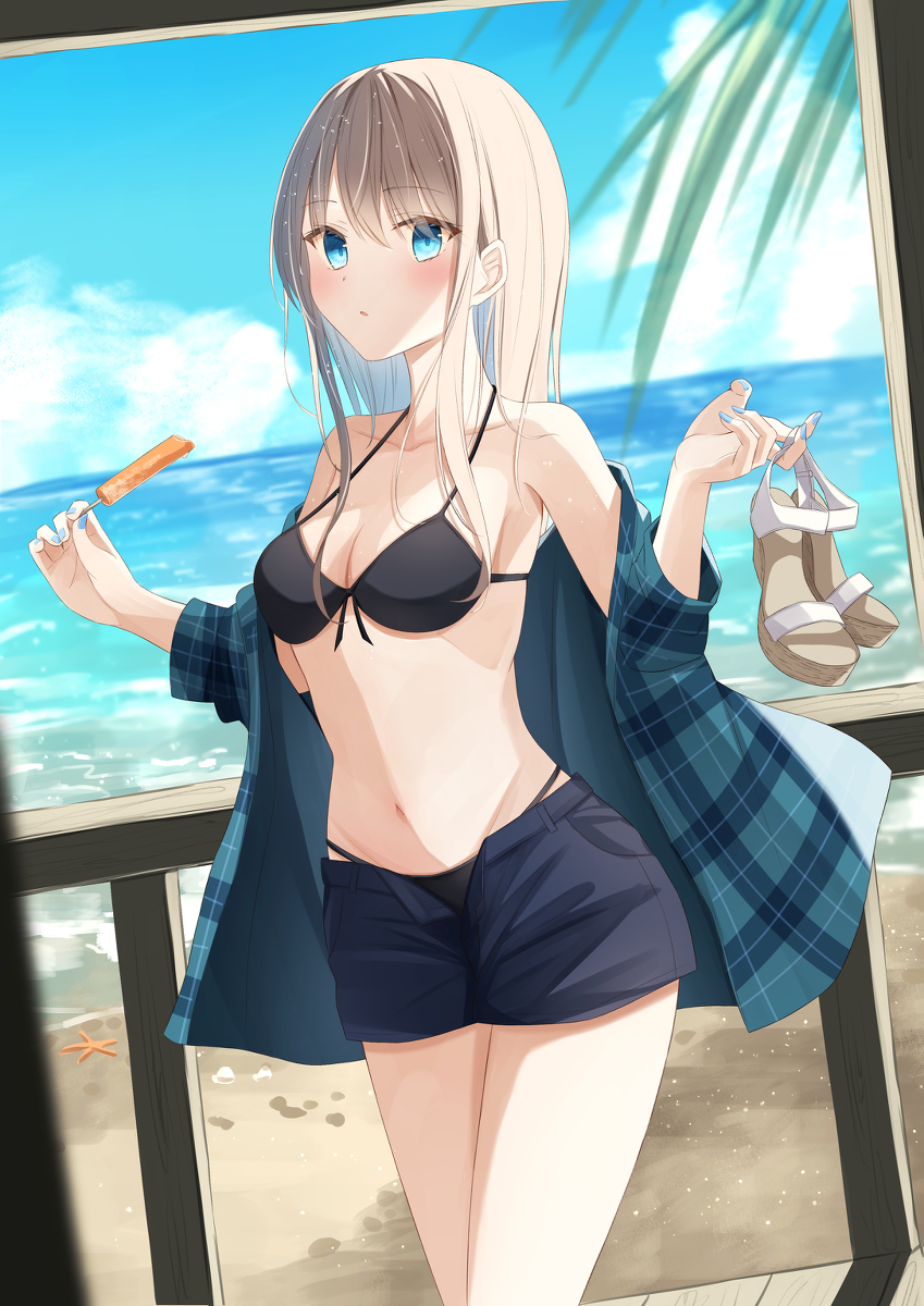 This is a pixiv picture whose title is 夏日.