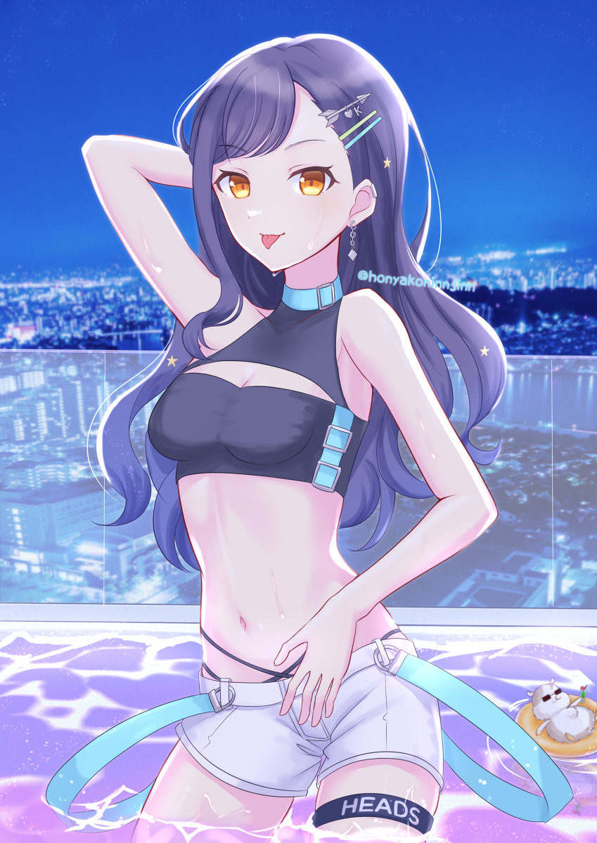 This is a pixiv picture whose title is 水着×杏ちゃん.