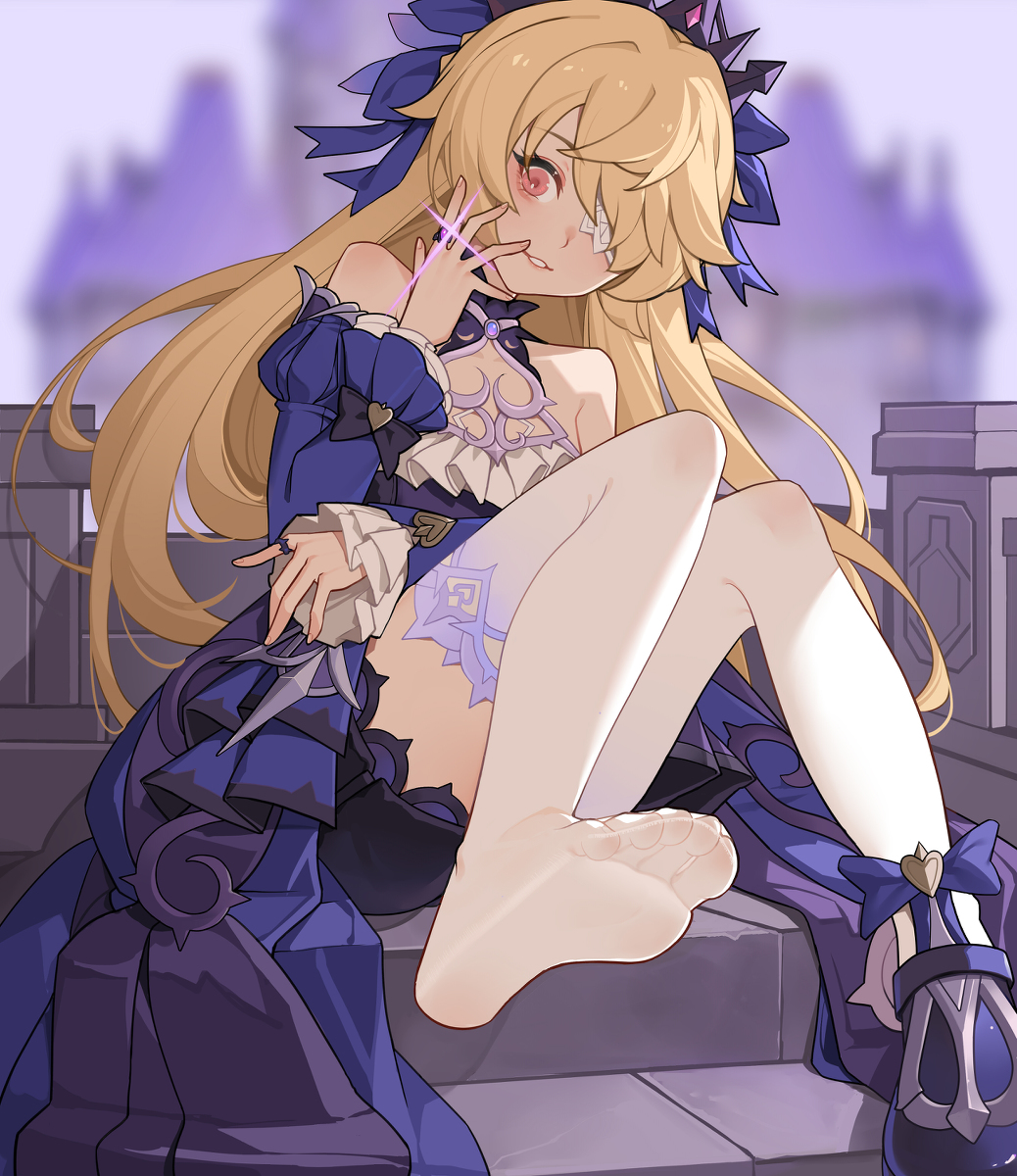 This is a pixiv picture whose title is 【菲谢尔】新衣服和jiojio.