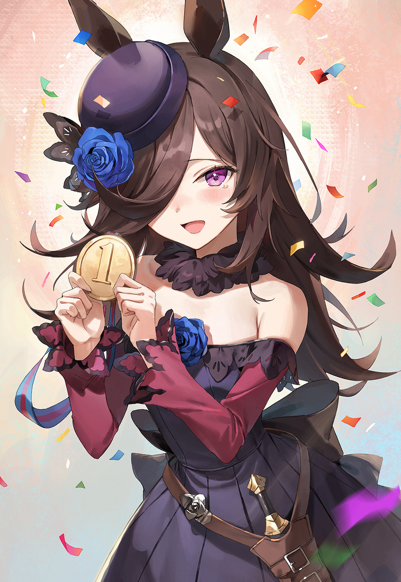 This is a pixiv picture whose title is ライスシャワー.