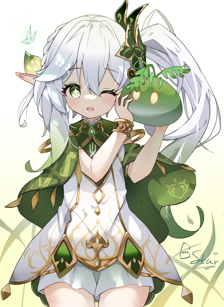 This is a pixiv picture whose title is 小吉祥草王.