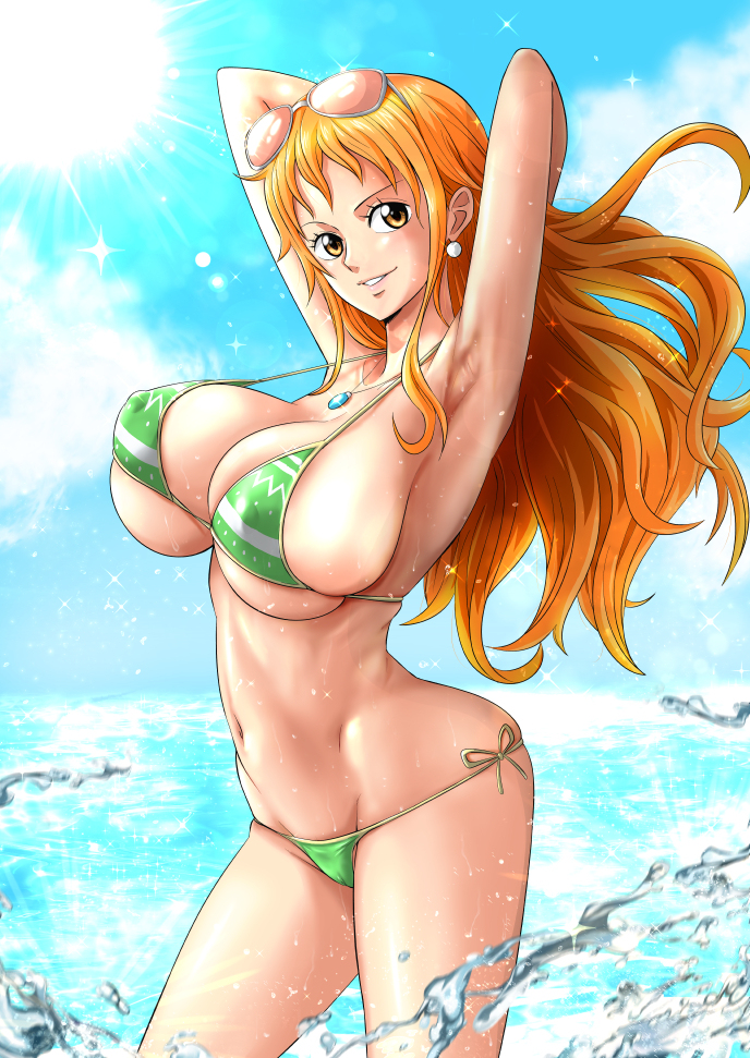 This is a pixiv picture whose title is ナミ波.