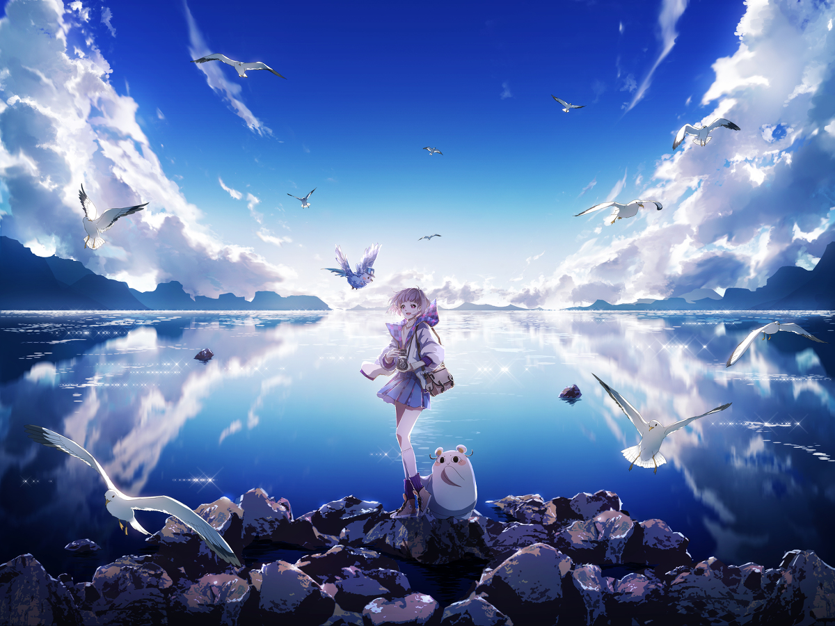 This is a pixiv picture whose title is 光与夜之恋.
