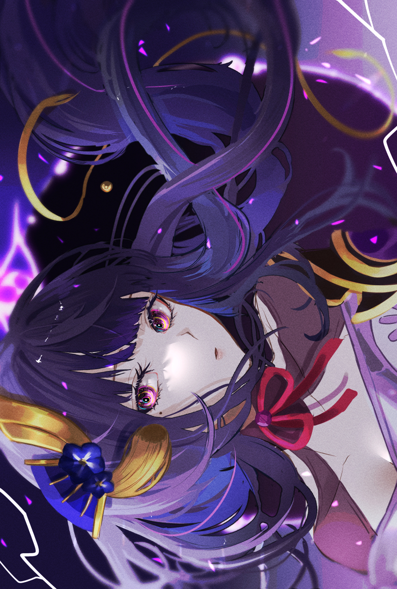 This is a pixiv picture whose title is 雷電将軍.