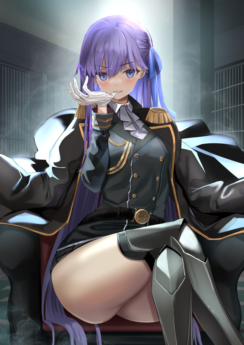 This is a pixiv picture whose title is 軍服メルト.