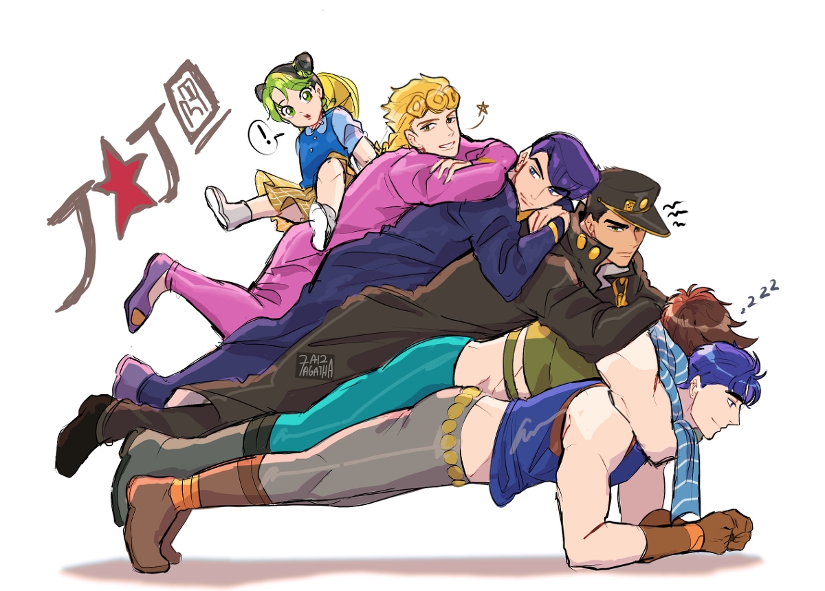 This is a pixiv picture whose title is Jojo doodles.