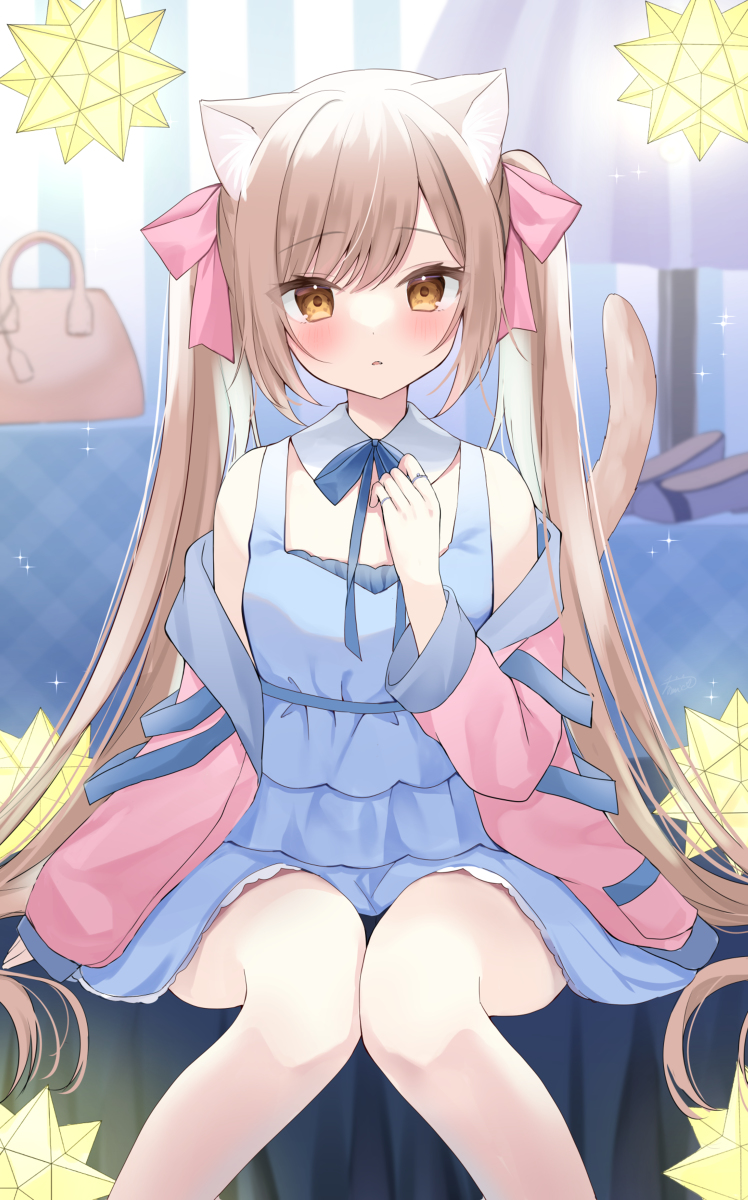 This is a pixiv picture whose title is けもみみ少女.
