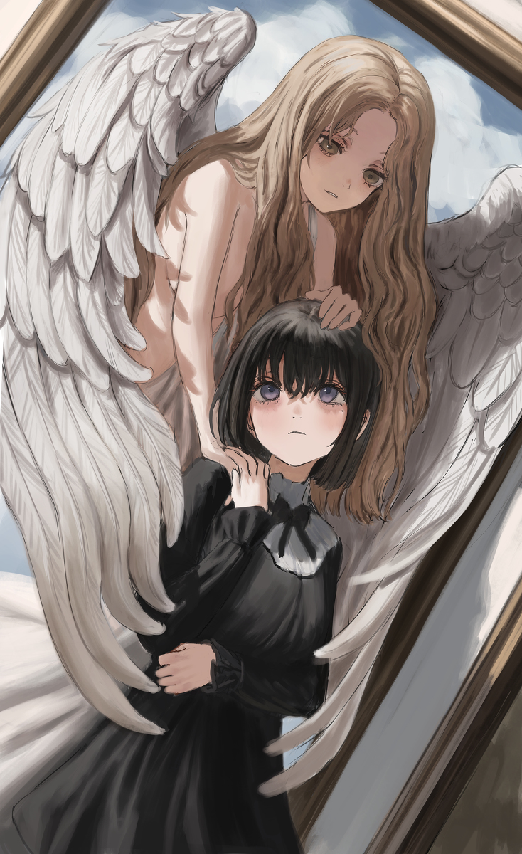 This is a pixiv picture whose title is Angel.